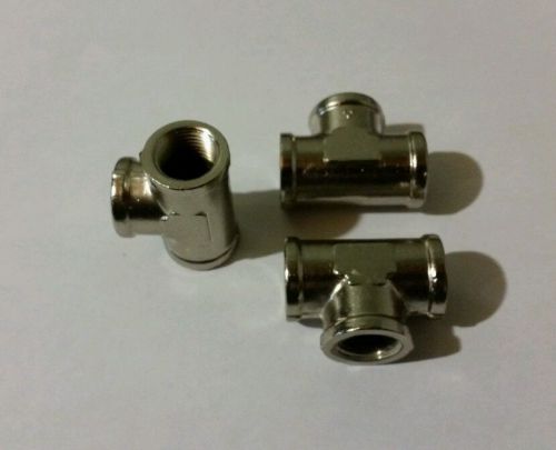 Tee 3/8&#034; 3 way female 304 stainless steel pipe fitting threaded(7987) for sale