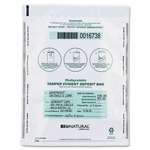 Mmf Industries Bio-Natural Bags, 12 x 16, White, 100/Box (MMF236211406)