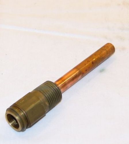 Honeywell 123869a 1/2 in. npt copper well assembly-  3/8 in. bulb size for sale
