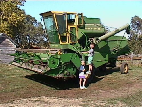 1969 john deere 55 hydrostatic drive combine always shedded used annually for sale