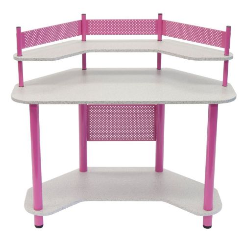 Calico Designs 55122 Study Corner Desk, Pink