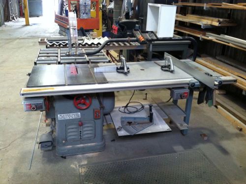 Delta Rockwell 10&#034; Unisaw Tablesaw Porter Cable Router Htc Outfeed Conveyor