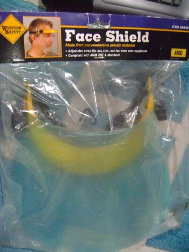 New Western Safety Adjustab Face Shield Visor Mask, Sanding, Grinding, Polishing