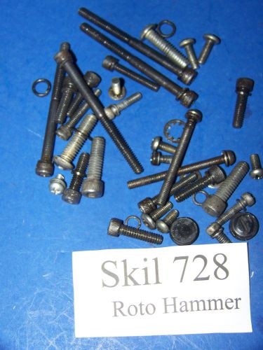 SKIL 728 type 3 ROTO HAMMER DRILL   Part Screws bolts washers