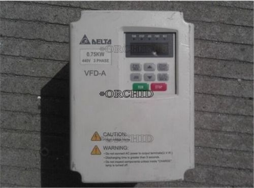 Used Delta Inverter VFD007A43A 0.75KW 380V Tested