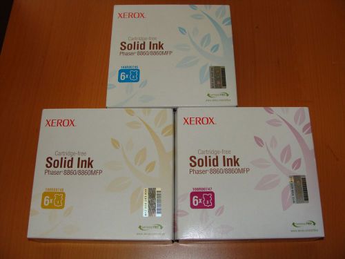 OEM Xerox 108R00746, 108R00747, 108R00748 Solid Ink Sticks Phaser 8860, 8860MFP