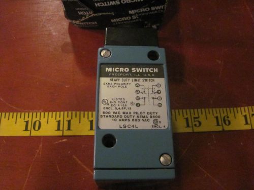HONEYWELL MICRO SWITCH LSC4L Heavy Duty Limit Switch, Top Actuator