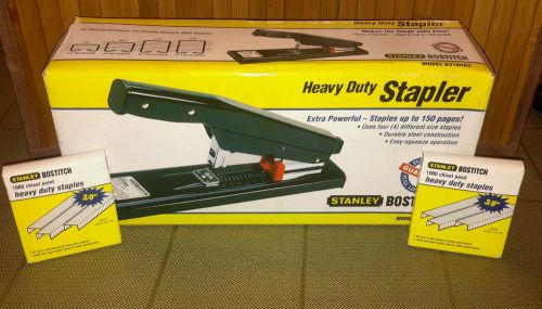 New Heavy Duty Stanley Bostitch Stapler B310HDS with 2 BONUS Packs 3/8&#034; Staples
