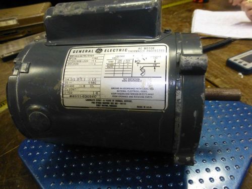 GE General Electric AC Motor Model 5KC36PN195GY 60 hz 1/4 hp phase 1 1750 rpm L