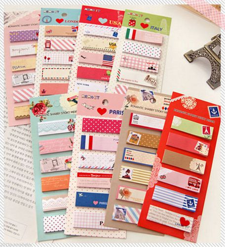 Cute 120 Pages Sticker Post It Bookmark Point It Marker Memo Flags Sticky Notes