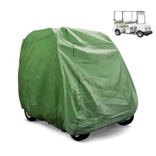 PYLE PCVGFCT61 PROTECTIVE COVER FOR GOLF CART (OLIVE COLOR)  4 PASS
