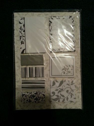 Decorative sticky notes - like post-it notes - floral, NEW