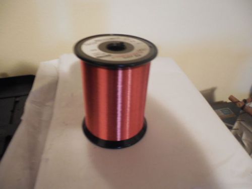 Awg 42 copper magnet wire spn 155 red/ weight 1 lb. 10 oz. for sale