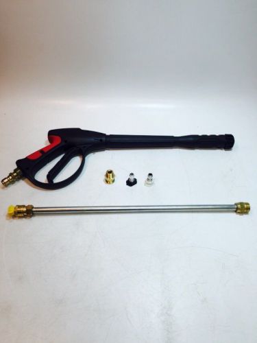 Apache 99023802  Pressure Washer Gun Kit with Wand and Spray Tips, 4000 psi