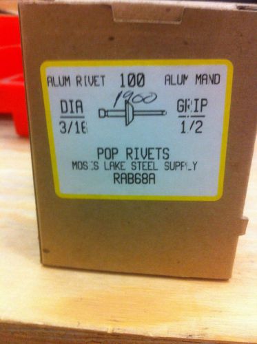 10048 - Rivets - 100 per box (19) Boxes