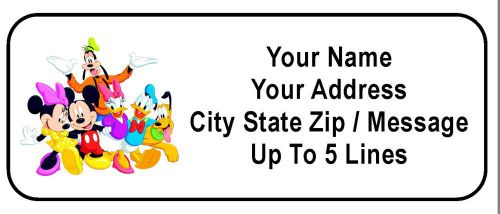 30 Mickey Minnie Disney Pals Personalized Address Labels