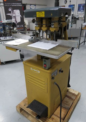 Challenge eh-3a paper drill hydraulic 2” automatic floor model – eh-3 eh 3c for sale