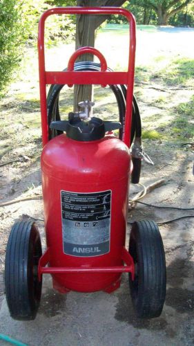 Ansul redline fire extinguisher, wheeled for sale