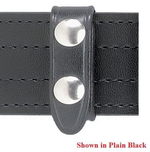 Safariland 65-4PBL Plain Black 65 Belt Keeper 2 Snap Standard .75&#034; For 2.25&#034;Belt