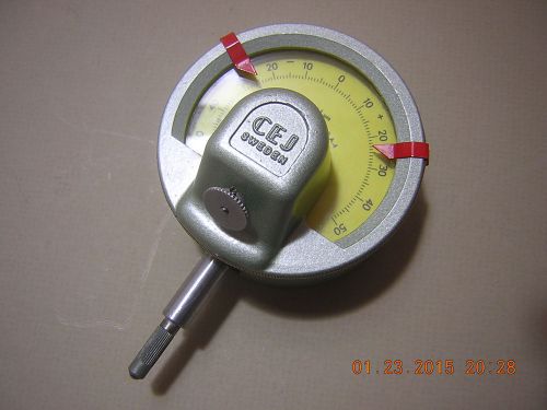 CEJ MIKROKATOR 500A-4, 500A4, 500-A4  METRIC 1 micron .001 mm DIAL INDICATOR