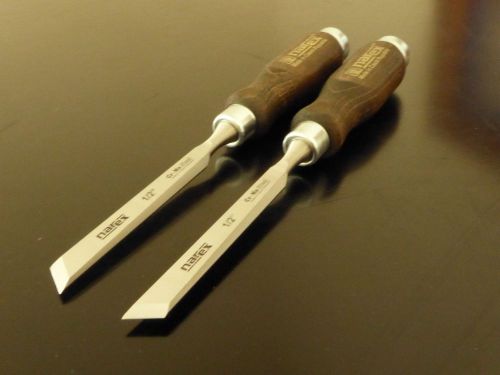 NEW Narex 1/2&#034; right and left skew chisels