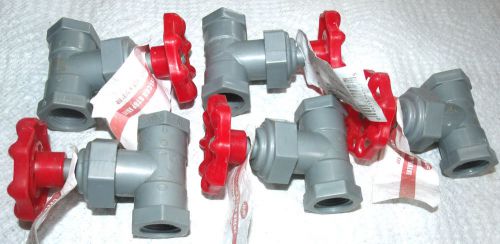 Celcon stop valve 1/2&#034; fip lot of 5 valves plumbing fittings for sale