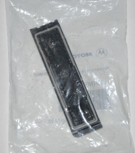 New Black Minitor II Battery Door with gasket Motorola NRN6706A