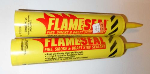 Lot of Two - Henkel 99811 Flameseal Fire Smoke Draft Stop Red Sealants, 10.1 Oz