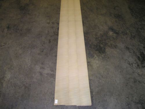 White Ash Figured Wood Veneer. 4.5 x 68, 6 Sheets.