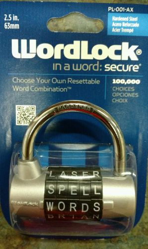 Wordlock secure lock - resettable