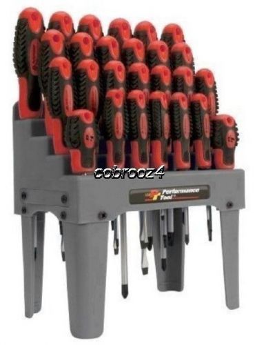 Performance tool (w1726) 26-piece screwdriver set with rack for sale