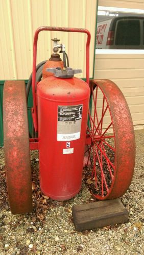 Ansul wheeled fire extinguisher (multi-purpose dry chem) for sale