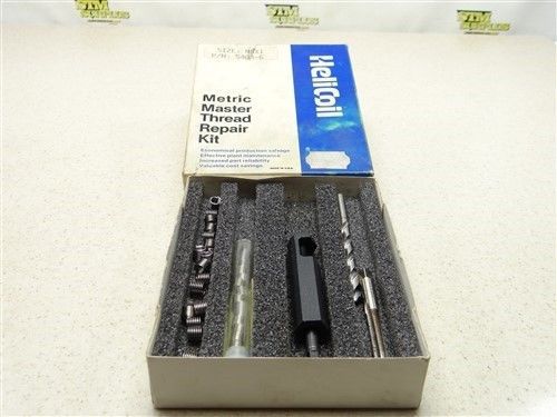 HELI-COIL METRIC MASTER THREAD REPAIR KIT M6X1 TAP, DRILL, COILS &amp; WRENCH
