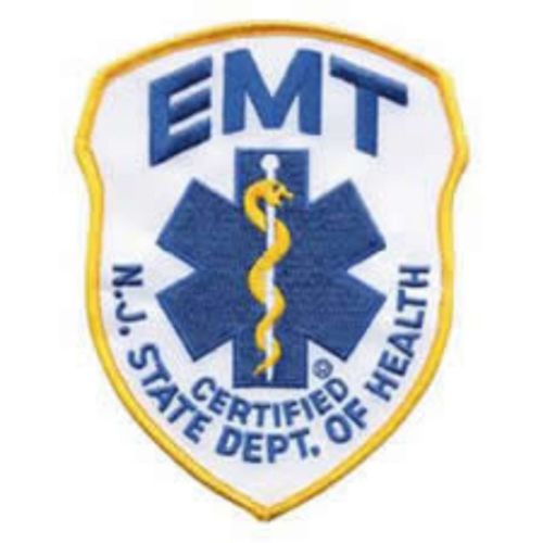 New Jersey DOH EMT Emergency Medical Technician Uniform Hat Shirt Jacket Patch