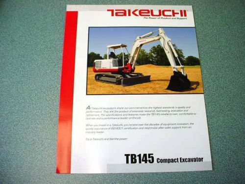 Takeuchi TB145 Compact Excavator Brochure