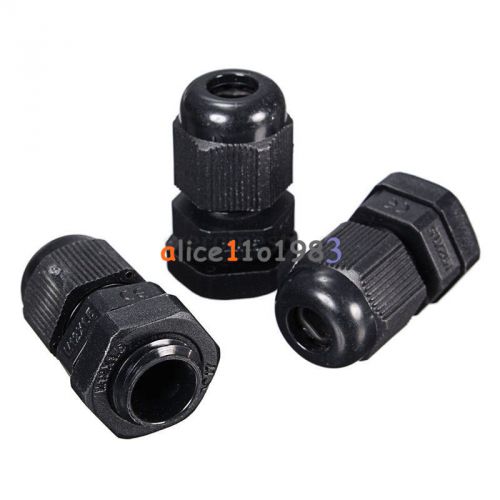 20PCS Waterproof Fixing Gland Connector PG7 for 3.5-6mm Dia Cable Wire