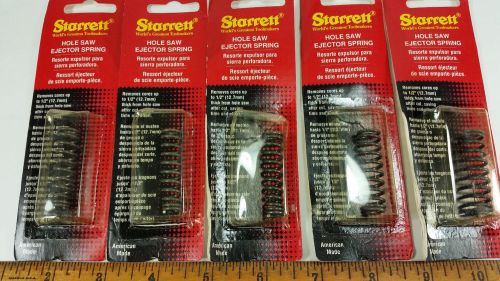 Lot of 5 Starrett A7 hole saw Ejector springs drill core pilot