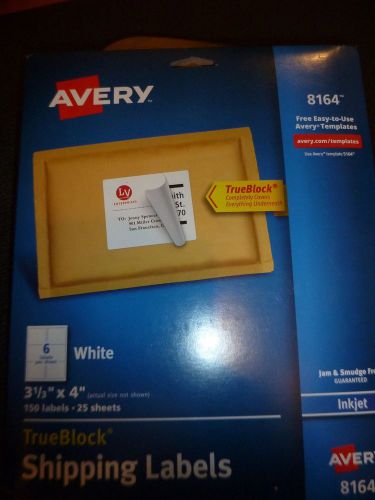 Avery Shipping Labels for Ink Jet Printers with TrueBlock Technology, 3.33 x 4