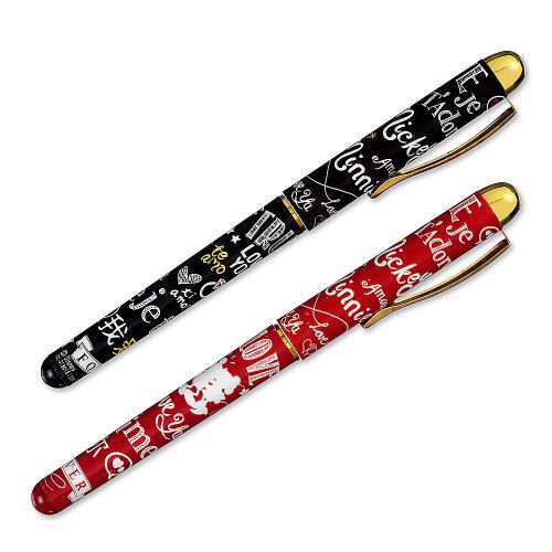 Disney Authentic Mickey and Minnie Pen Set I Love Mickey Collection NEW