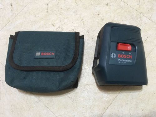 Bosch gll 3-15 professional self level cross line laser for sale