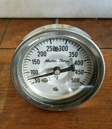 Marsh Instrument Master Thermometer 50 - 500 ° USA High Heat