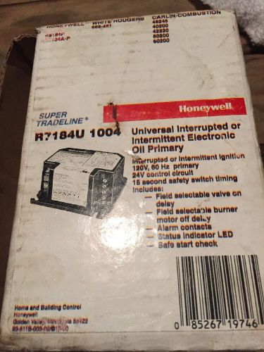 Honeywell R7184U Universal Interrupted Intermittent Electronic Oil Primary!!!