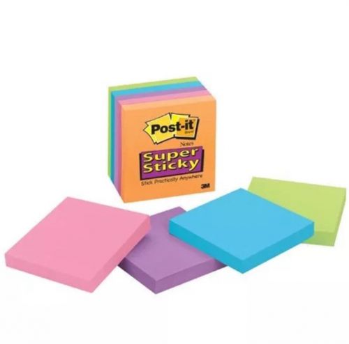 Post-it Super Sticky Notes, 3x3, Marrakesh, 5 Pads/Pack 10 Units/Case 50 Pads tl