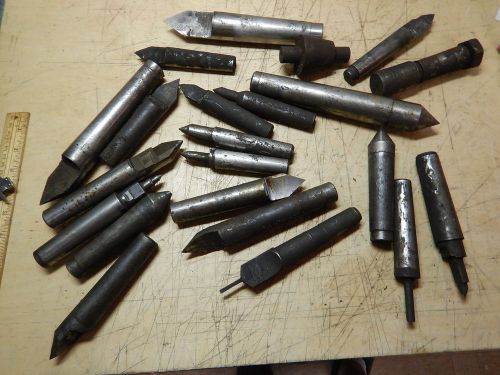PILE OF GRINDING LATHE DEAD CENTERS MACHINIST TOOLING LOT B