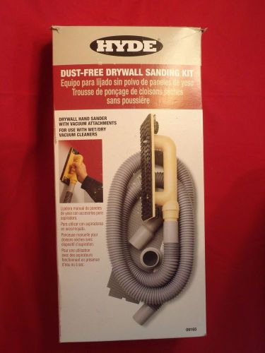 Hyde Tools 09165 Dust-Free Drywall Vacuum Hand Sander with 6-Foot Hose