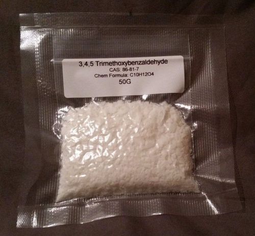 99%+ 3,4,5 Trimethoxybenzaldehyde (CAS 86-81-7) 50G USA Seller