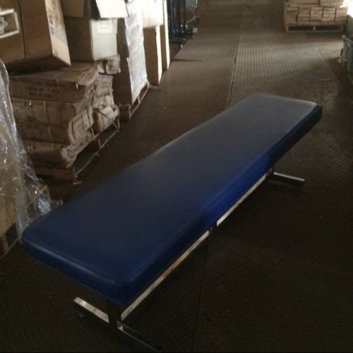 Shoe benches lot 4 shoebench used store fixtures customer blue padded / chrome for sale
