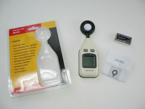 Pocket Light Lux Meter Digital Lux Meter Photometer Lux/Fc Measure Backlight New