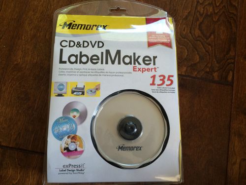 Memorex CD and DVD Label Maker, expert 135 labels included