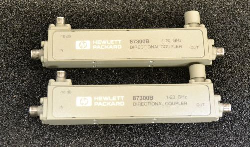 Agilent 87300b directional coupler 1-20ghz, 10db, many available all guaranteed for sale